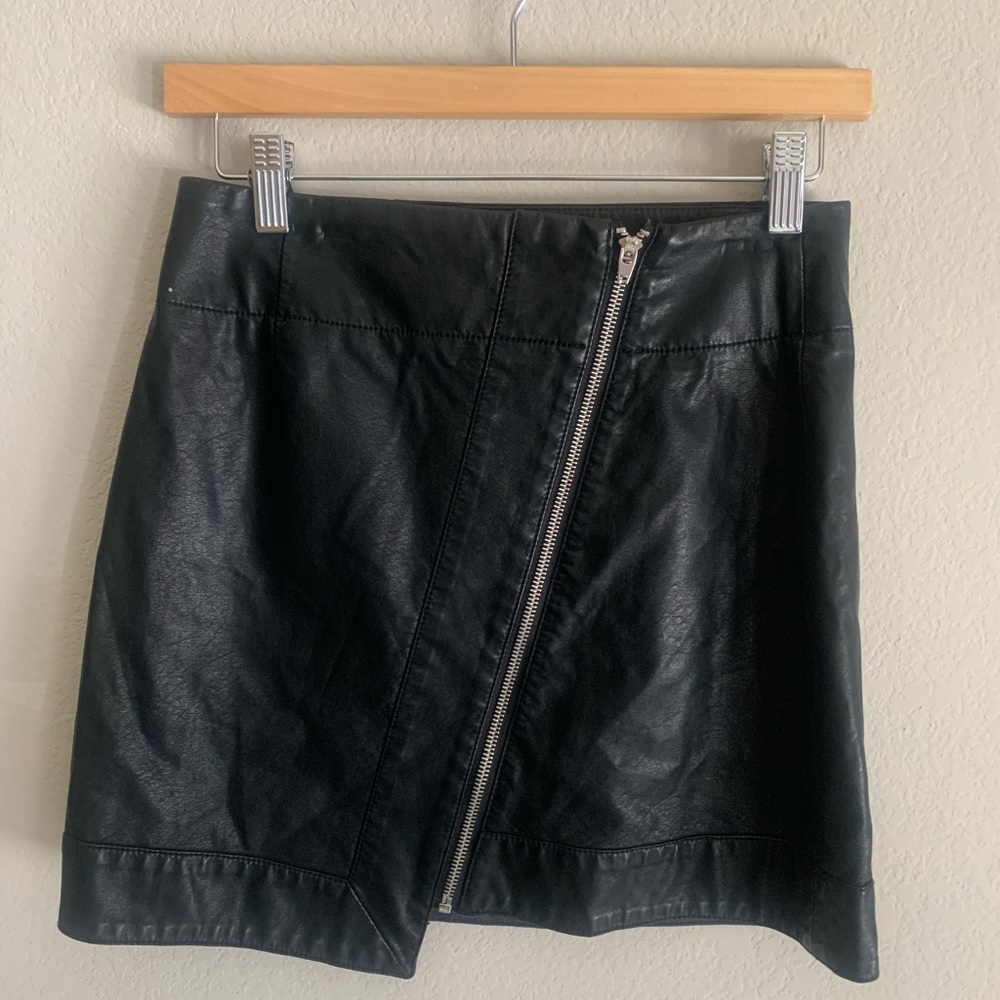 Leather Mini Skirt